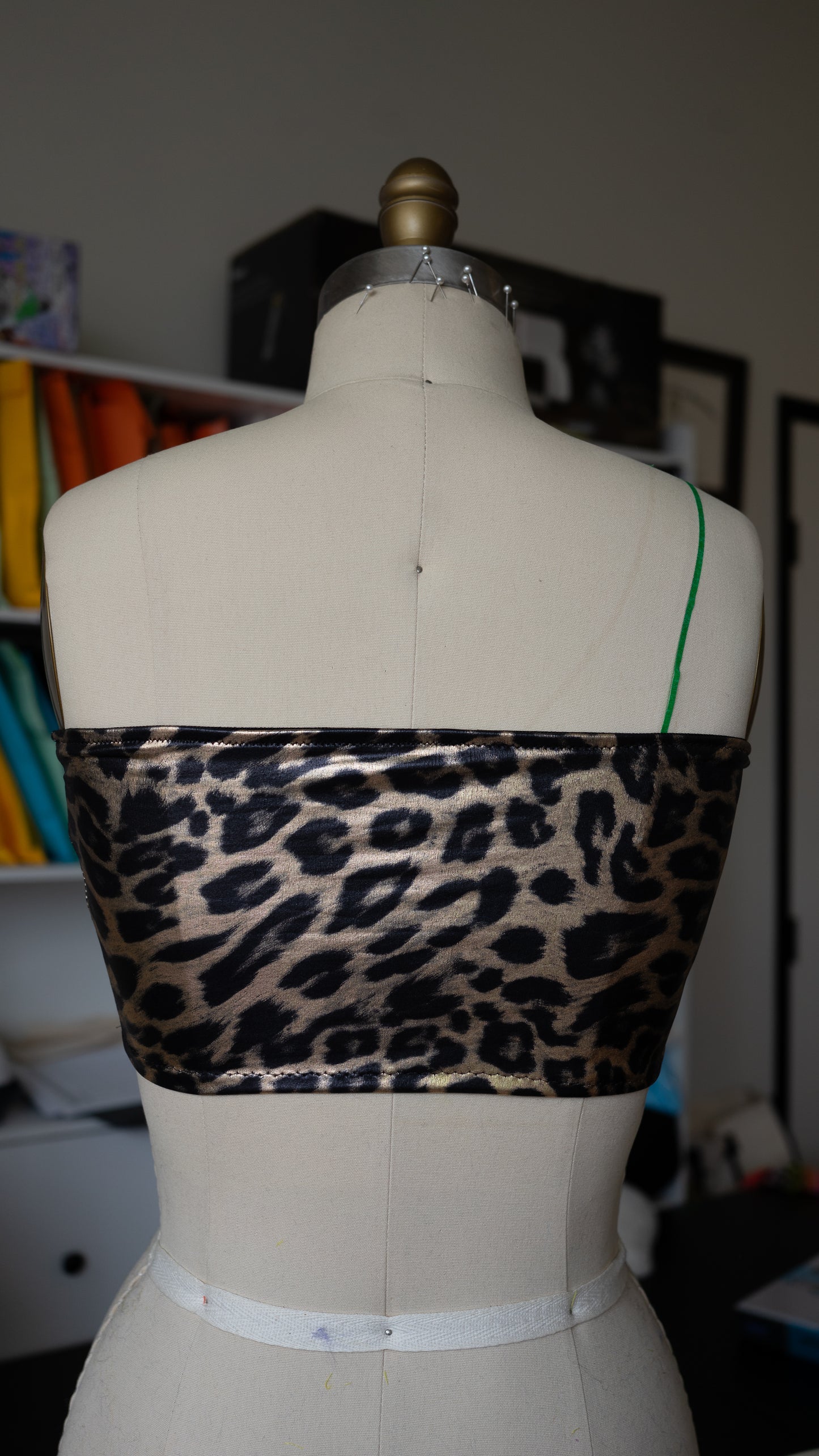 Leopard Bandeau Top