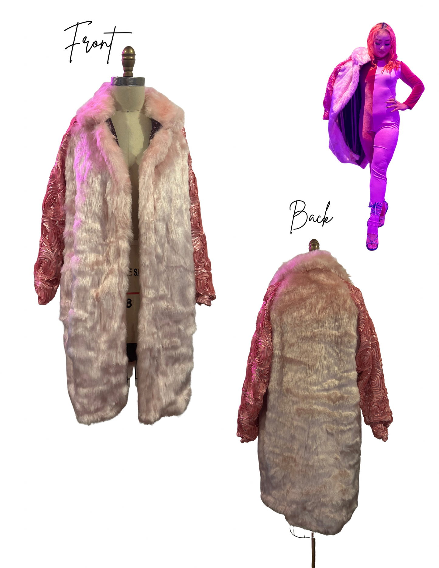 Rose Dynasty Fur Coat