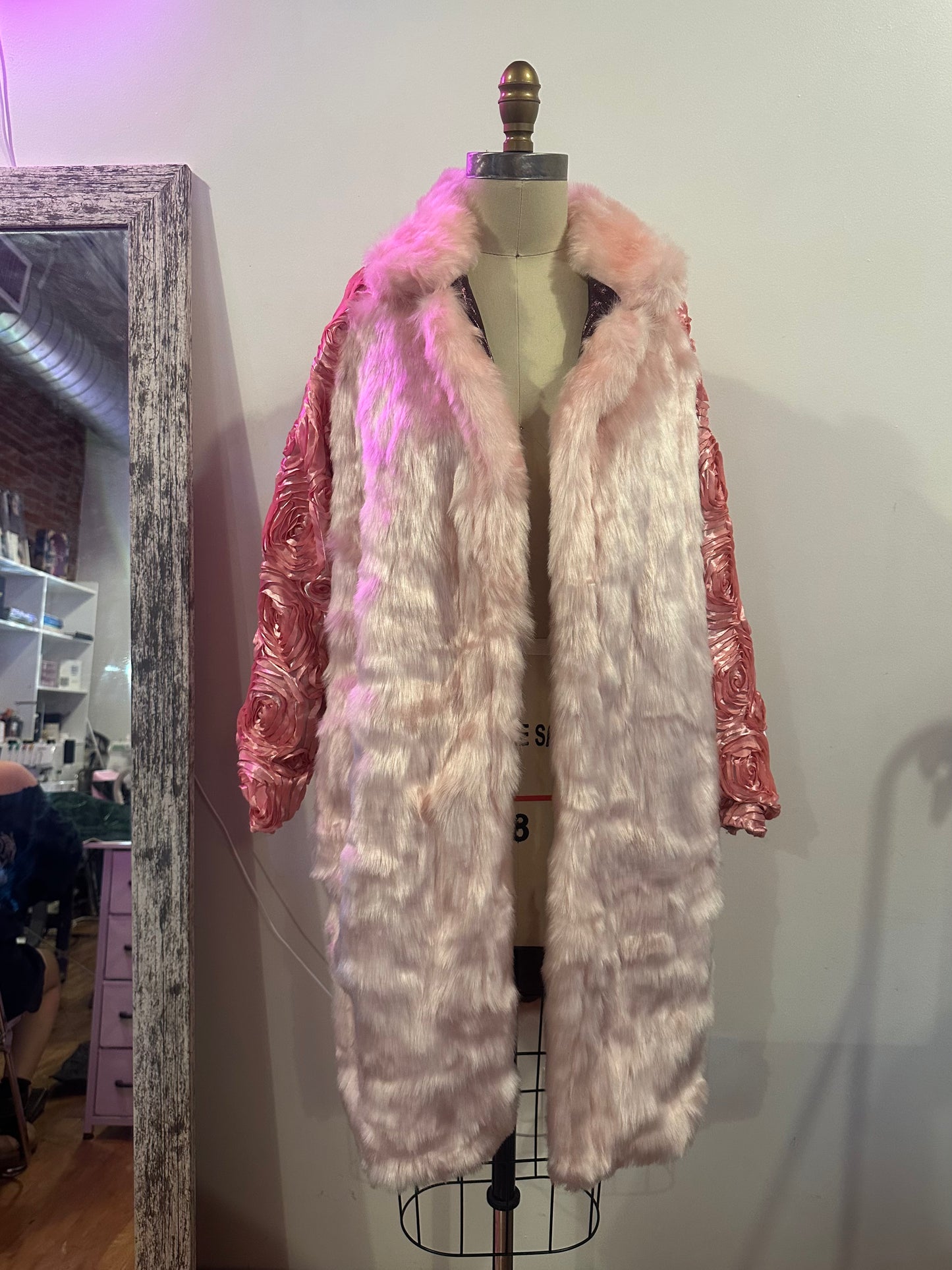 Rose Dynasty Fur Coat