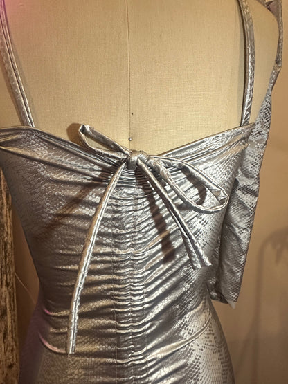 ONE OFF Chrome Serpent Dress