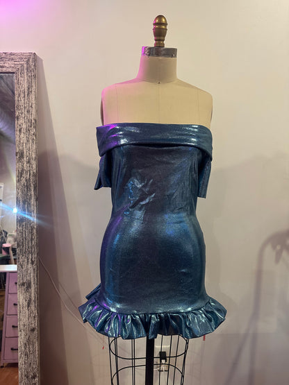 Midnight Siren Off-Shoulder Dress