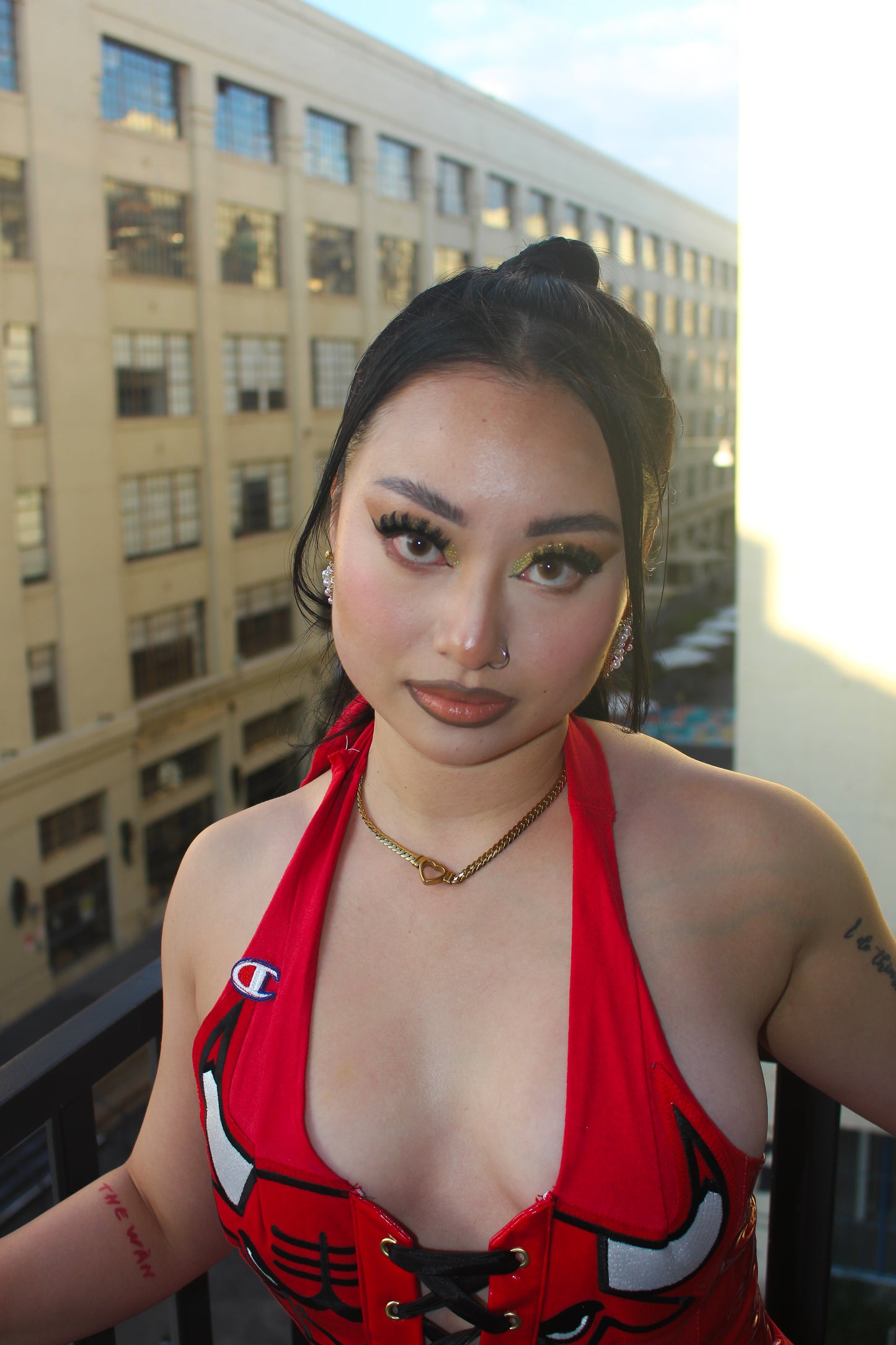 ONE-OF-ONE RED COURTSIDE DRESS