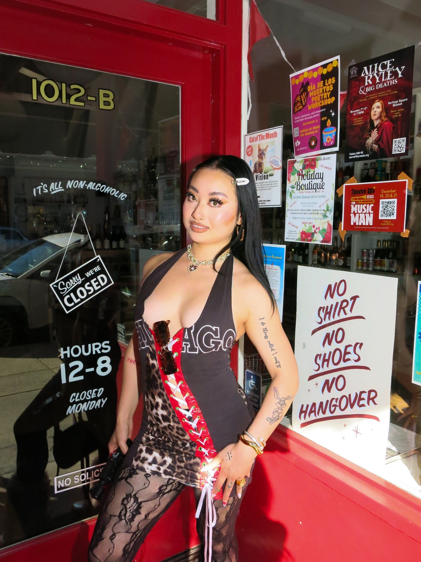 ONE-OF-ONE COURTSIDE VINYL DRESS