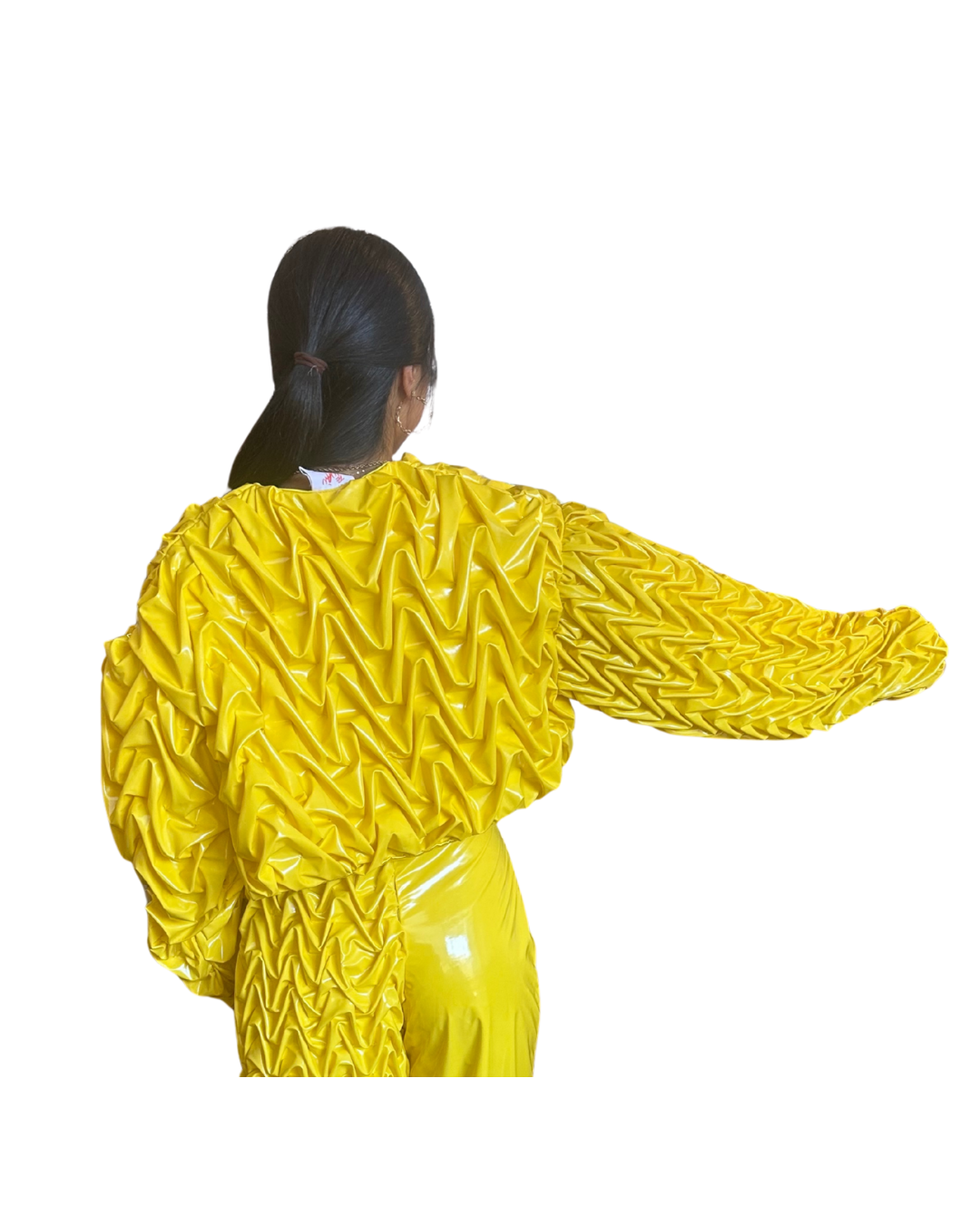 "Golden Voltage" Smocking Jacket