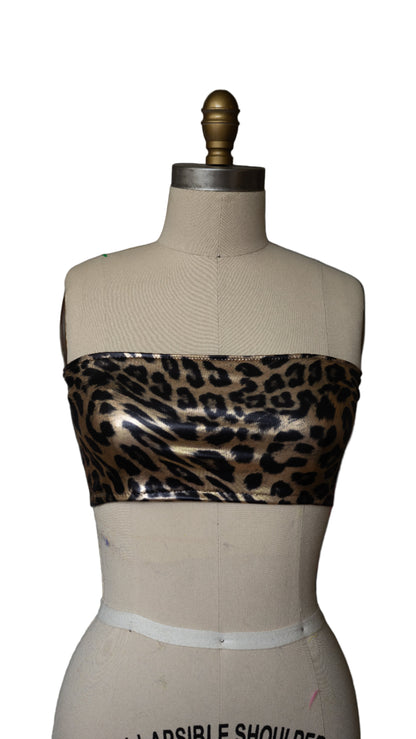 Leopard Bandeau Top